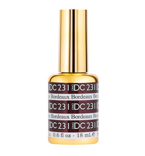 DND DC Gel Nail Polish - 0.5 oz Mermaid Collection Bordeaux Shade #231