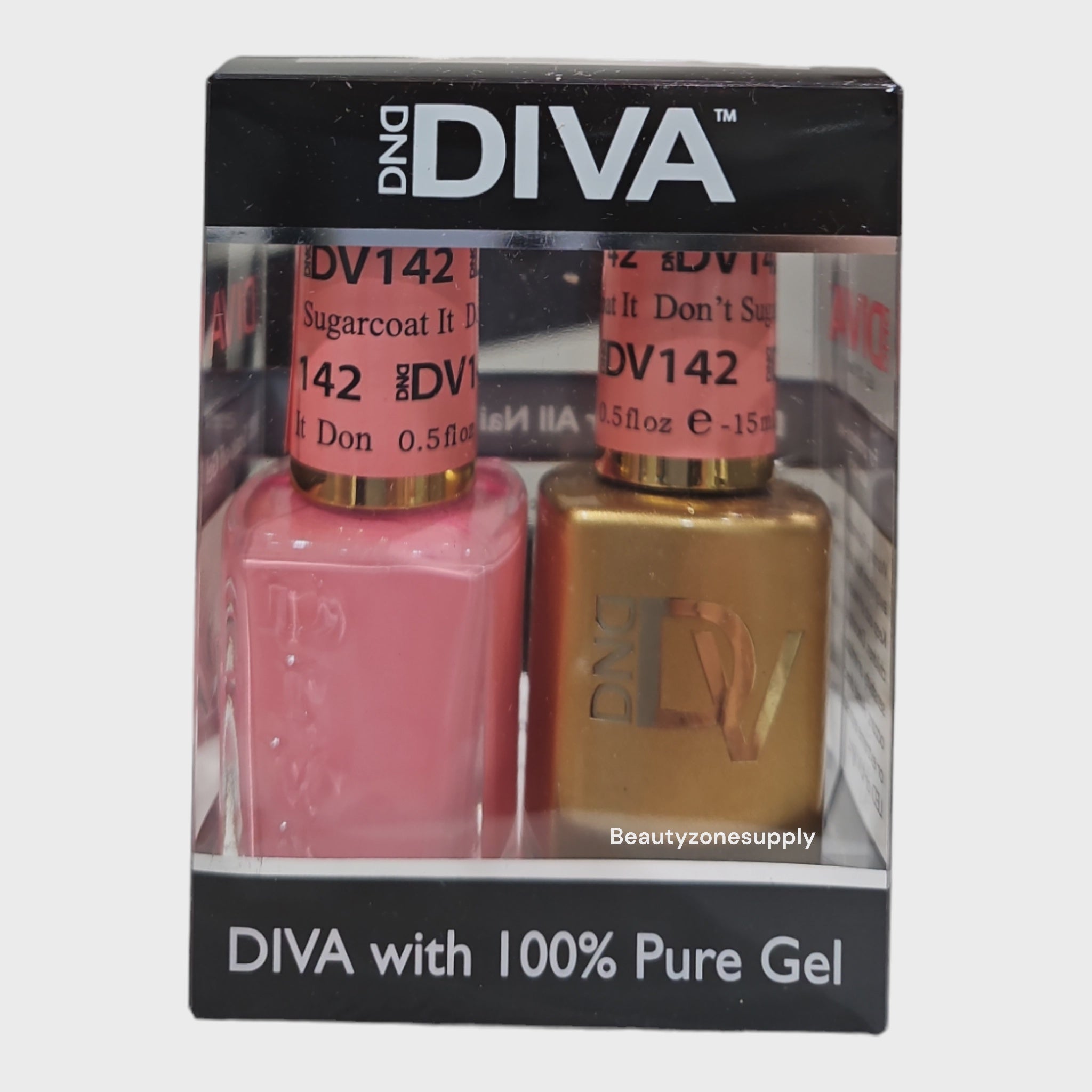 DND Diva Duo USA - Gel & Lacquer Set 142 'Don't Sugarcoat It'