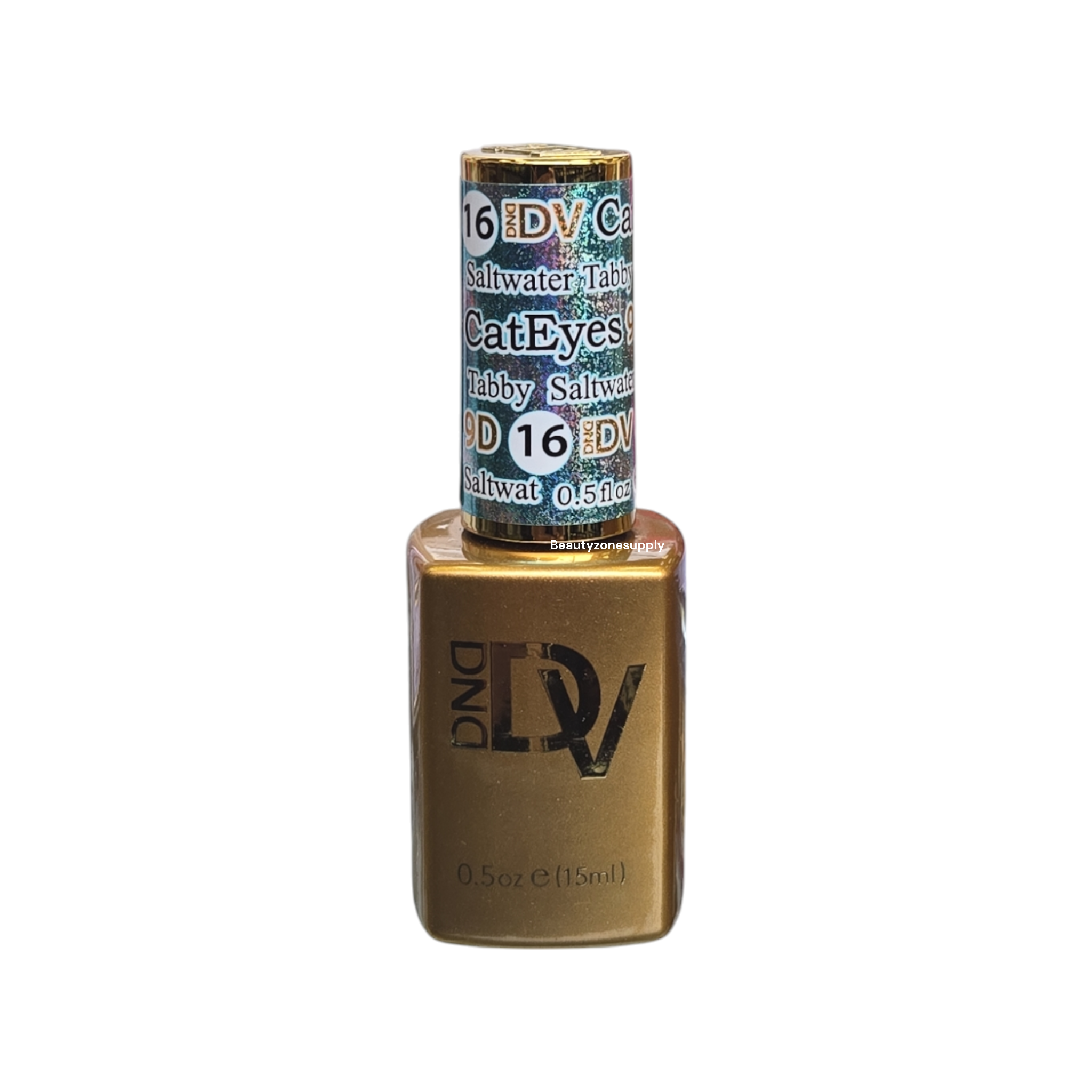 DND Diva 9D Gel #16 Saltwater Tabby Candy Cat Eye Nail Polish