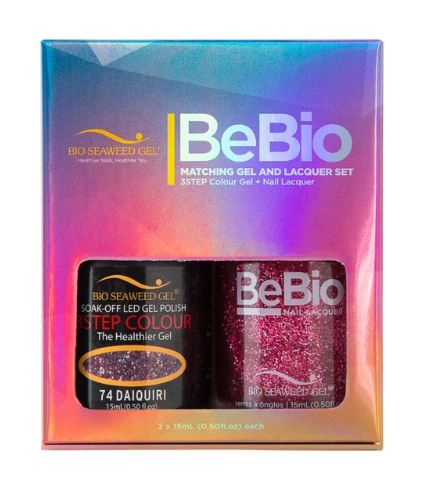 Bio Seaweed Bebio Duo 74 Daiquiri - Premium 3 - Step Colour Gel & Lacquer Set