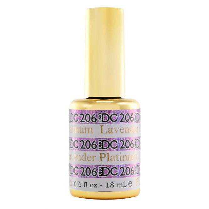 DND DC Platinum Gel Nail Polish - 0.5 oz #206 Lavender Shimmer