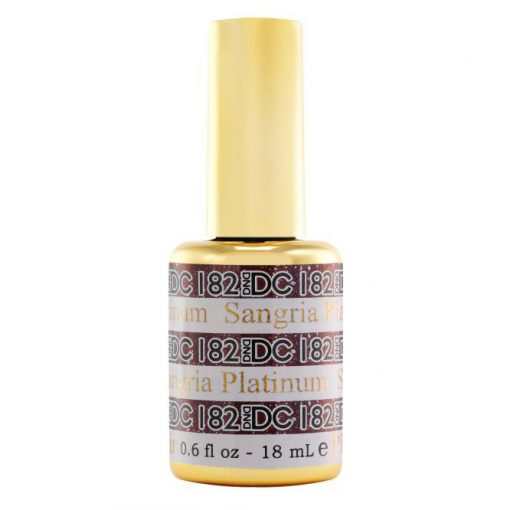 DND DC Platinum Gel Nail Polish - Sangria Color #182