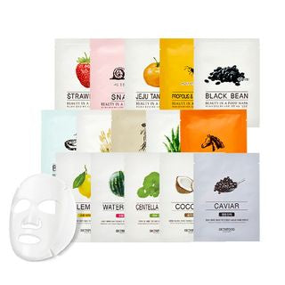 Exquisite Beauty Facial Food Mask Sheet for a Radiant Look