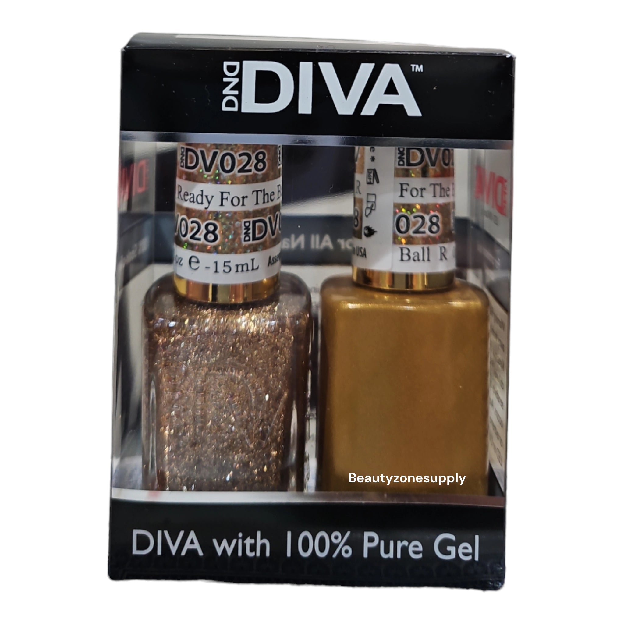DND Diva Duo High - Quality Gel & Lacquer 028 - Perfect for the Ball