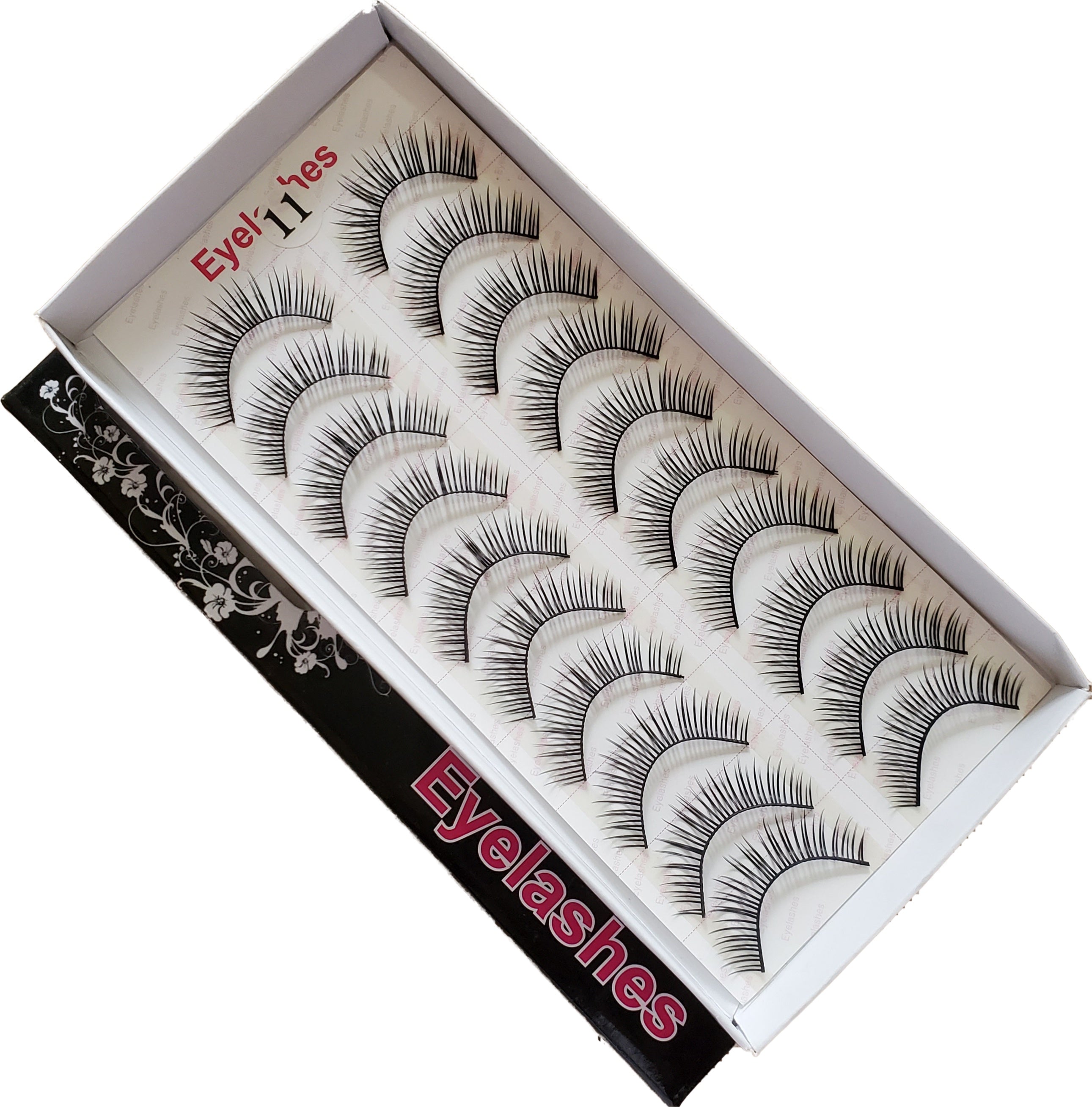 BeautyZone Premium Artificial False Eyelashes - Set of 10 Pairs, Style #11