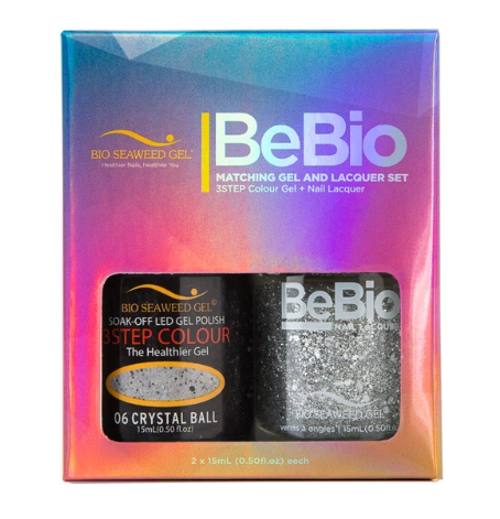 Bio Seaweed Bebio Duo 06 Crystal Ball - 3STEP Color Gel Polish Set