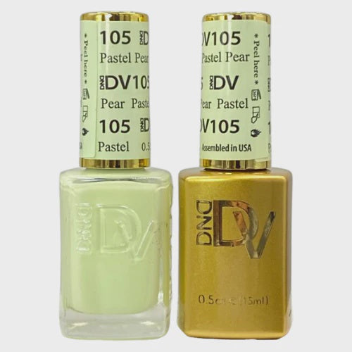 DND Diva Duo: 105 Pastel Pear Gel & Lacquer Set