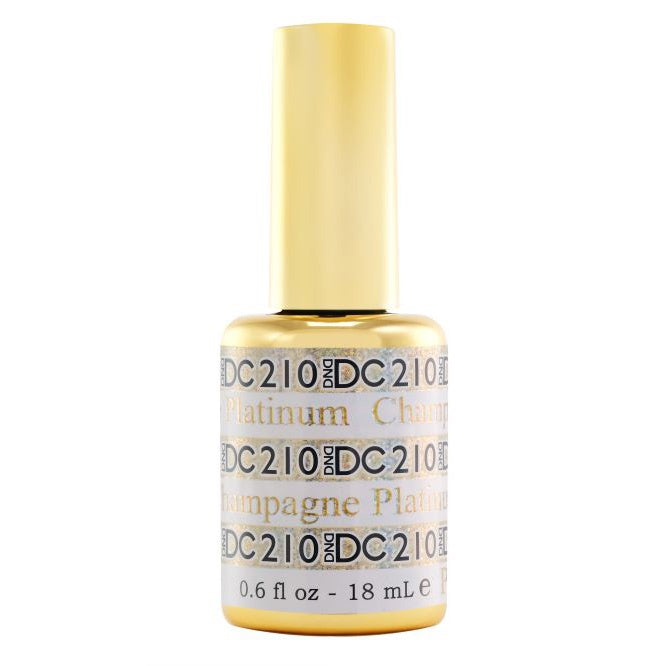 DND DC Platinum Gel Nail Polish - 0.5 oz Champagne Shade #210
