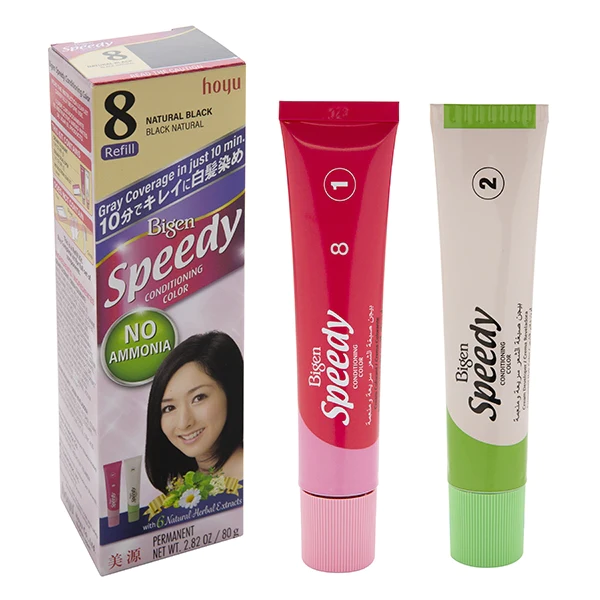Bigen No-Ammonia Speedy Conditioning Hair Color #8 Natural Black