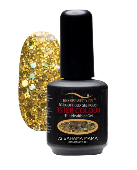 Bio Seaweed 3 - STEP Smooth Gel Polish 72 Bahama Mama for Professional Use