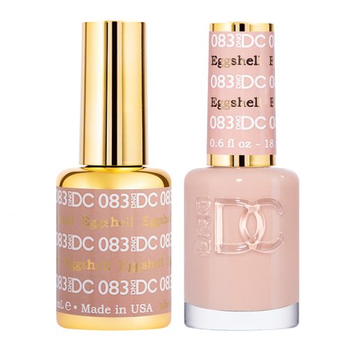 DND DC Eggshell Gel Polish Duo Set #083 for Stunning Nails