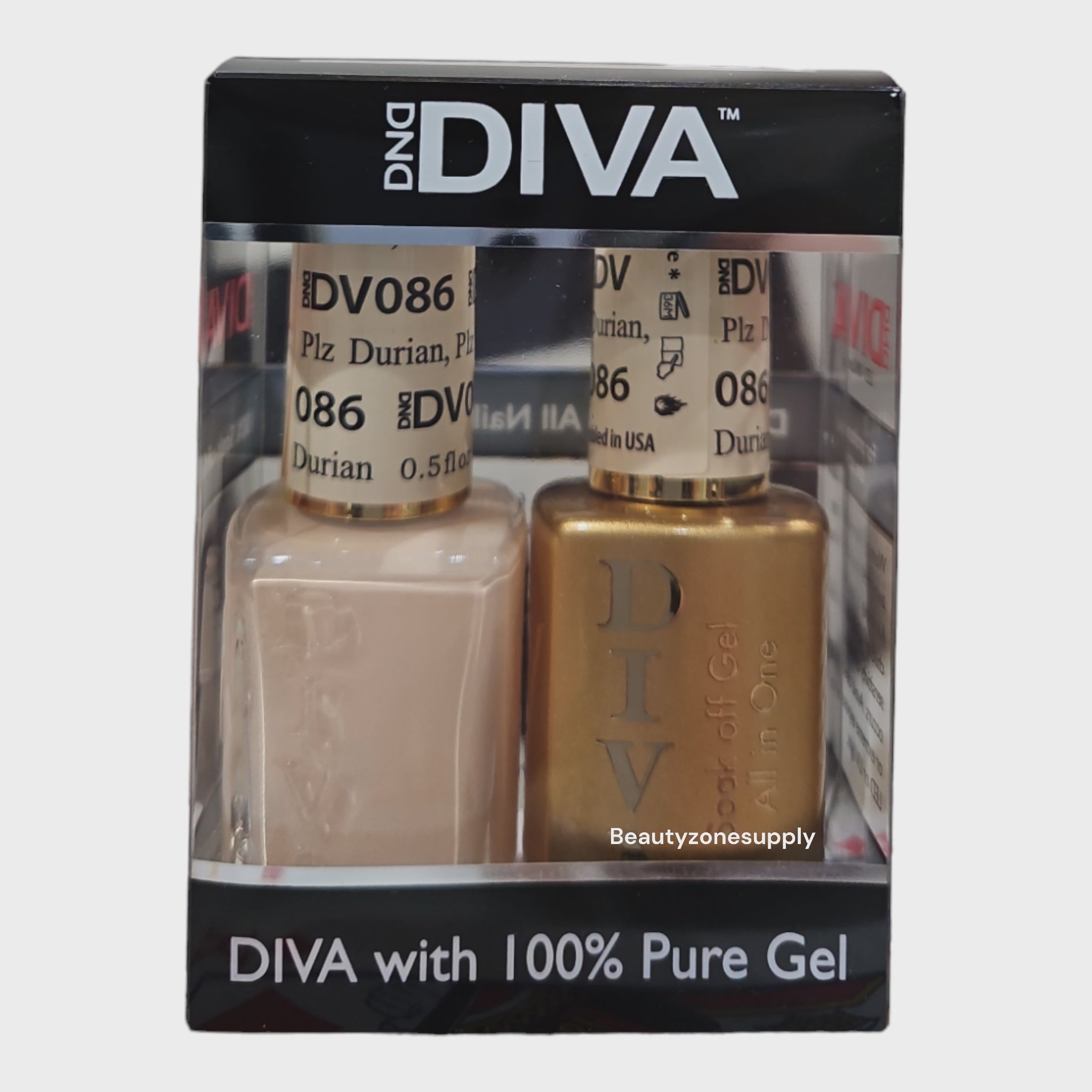 DND Diva Duo USA - Gel & Lacquer 086 Plz Durian