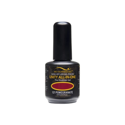 Bio Seaweed Unity 15mL All - in - One Gel Polish in Pomegranate Shade