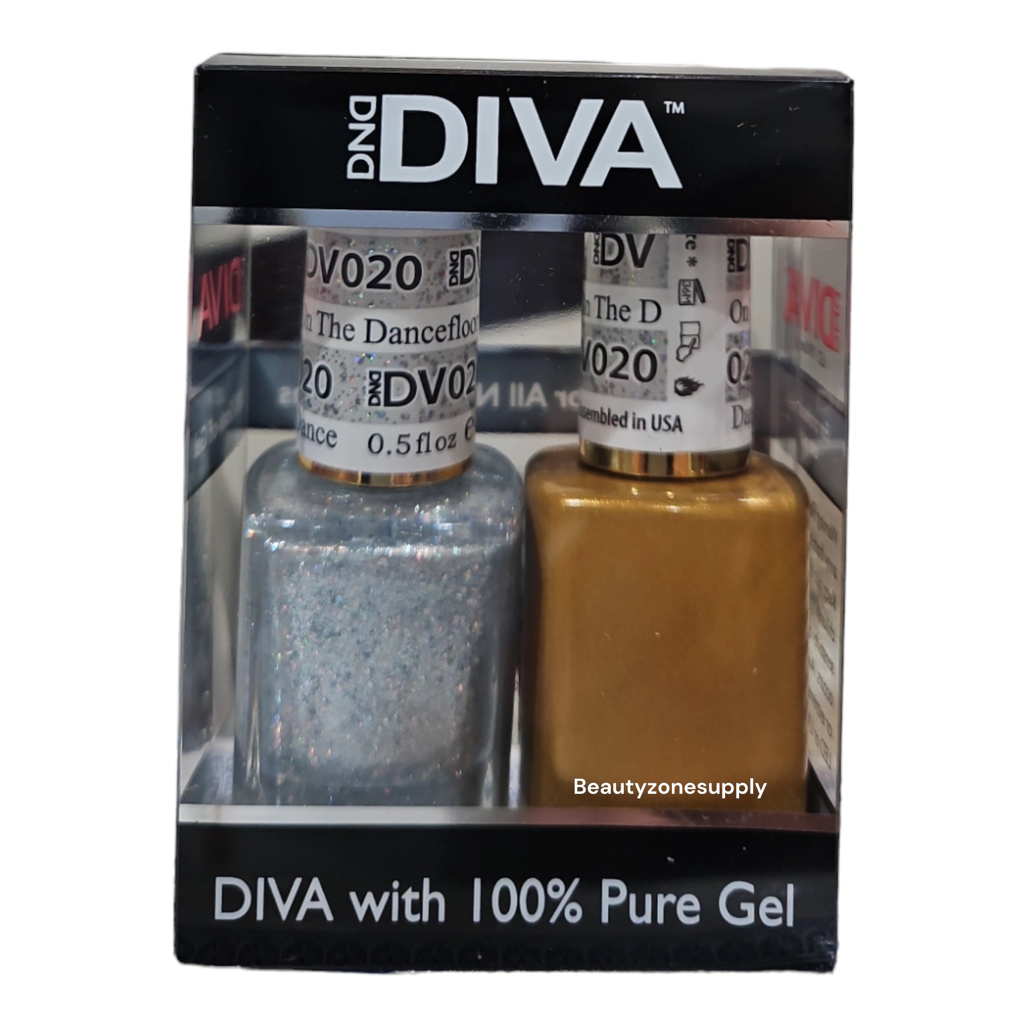 DND Diva Duo High - Quality Gel & Lacquer 020 - Dancefloor Encounter