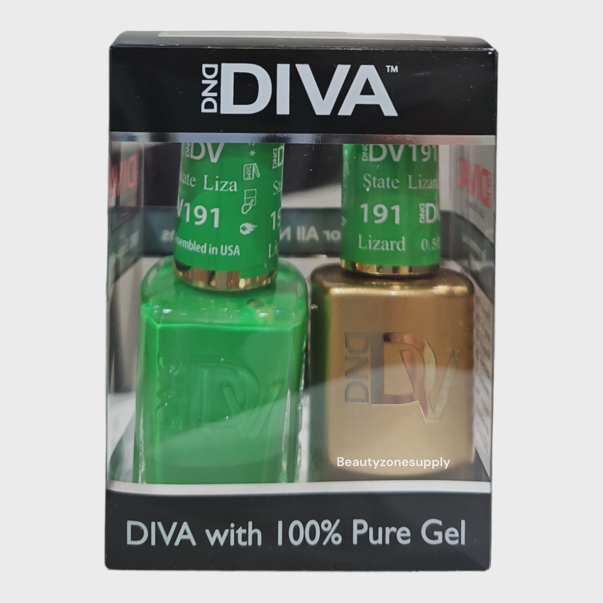 DND Diva Duo Gel & Lacquer 191 - Stunning Lizard State Nail Polish