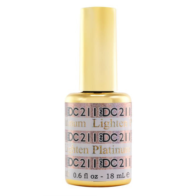 DND DC Platinum Gel Nail Polish - 0.5 oz #211 for Lightening Effect
