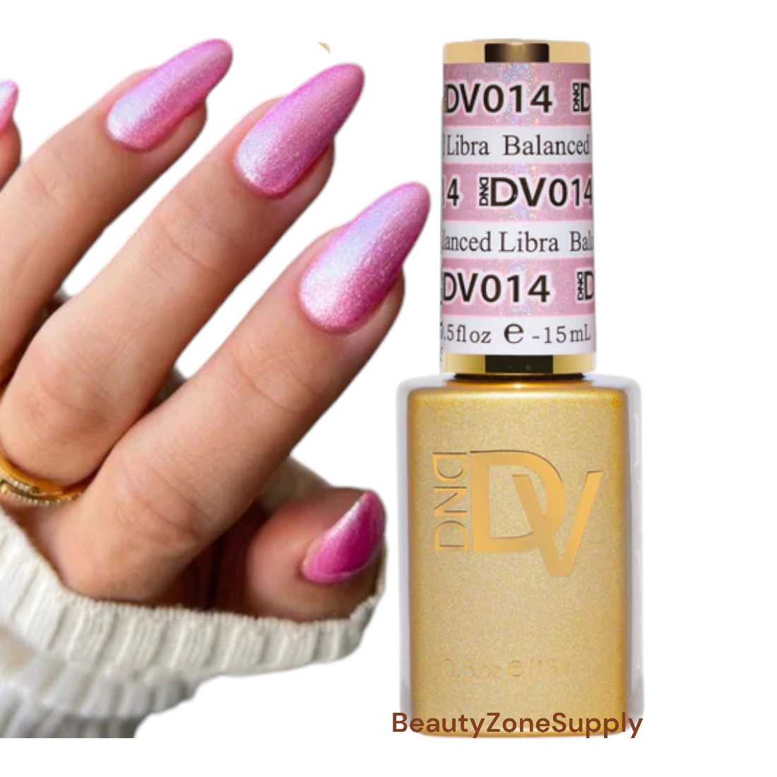 DND Diva 0.5 oz Gel Polish - No. 014 Balanced Libra