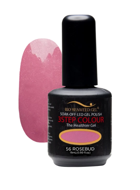 Bio Seaweed 3 - STEP Gel Polish 56 Rosebud: Zero - Shrinkage Gel Lacquer
