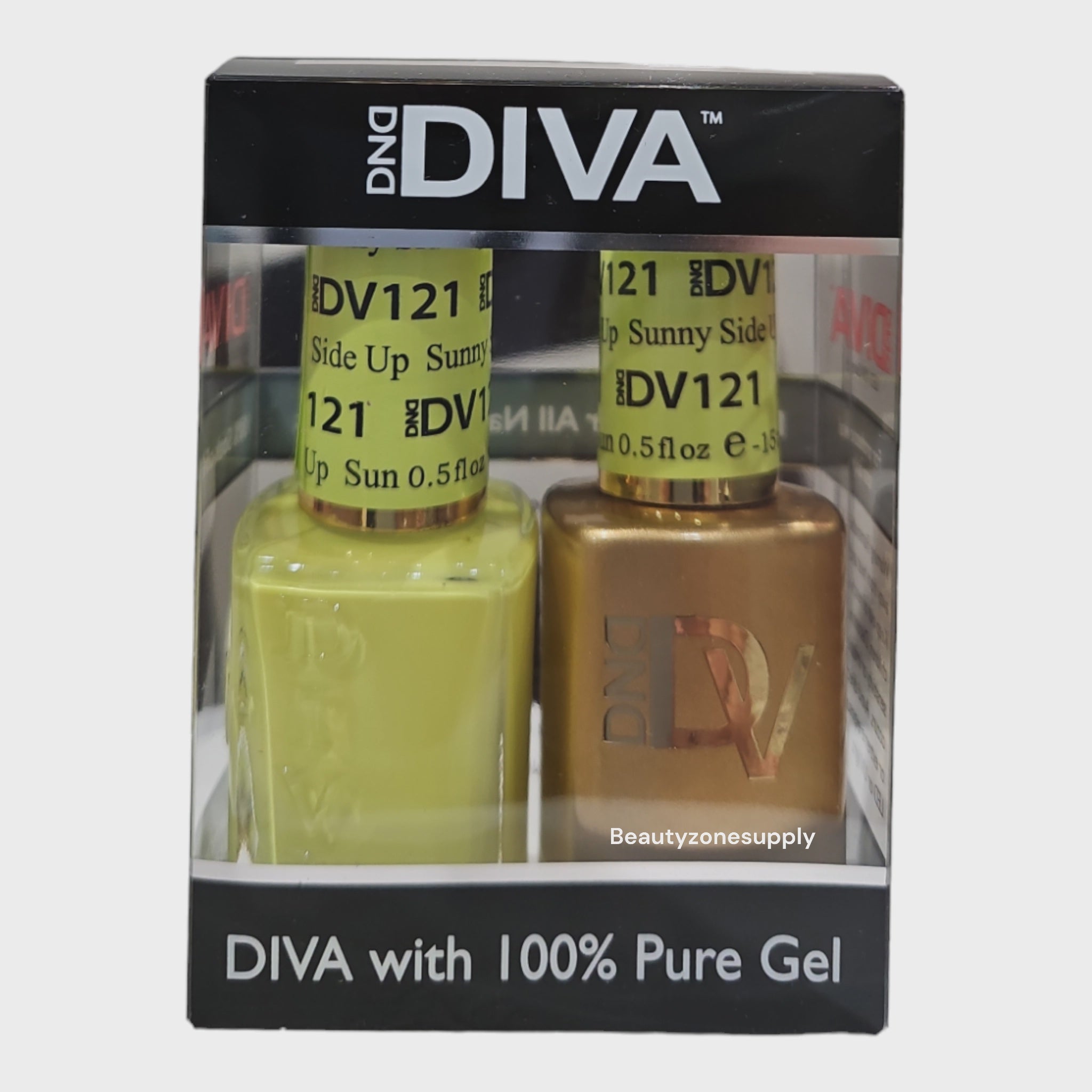 DND Diva Duo 121 Sunny Side Up Gel & Lacquer Set