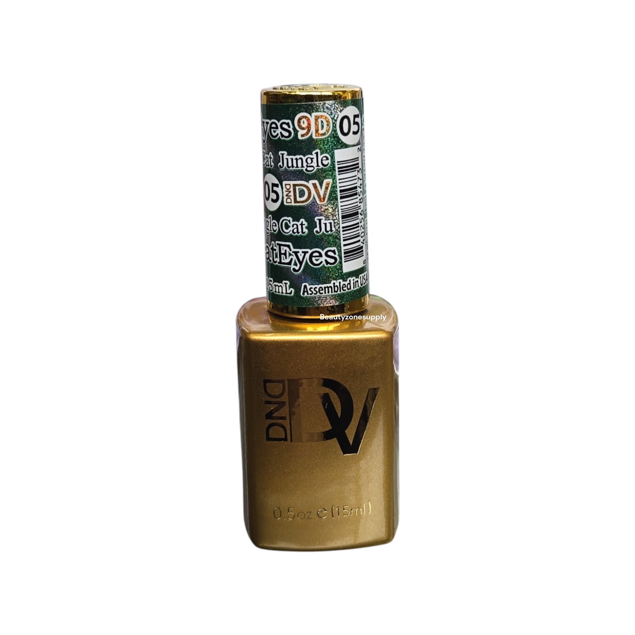 DND Diva 9D Glassball Cat Eye Gel #05 Jungle Cat - 0.5 floz 15 mL