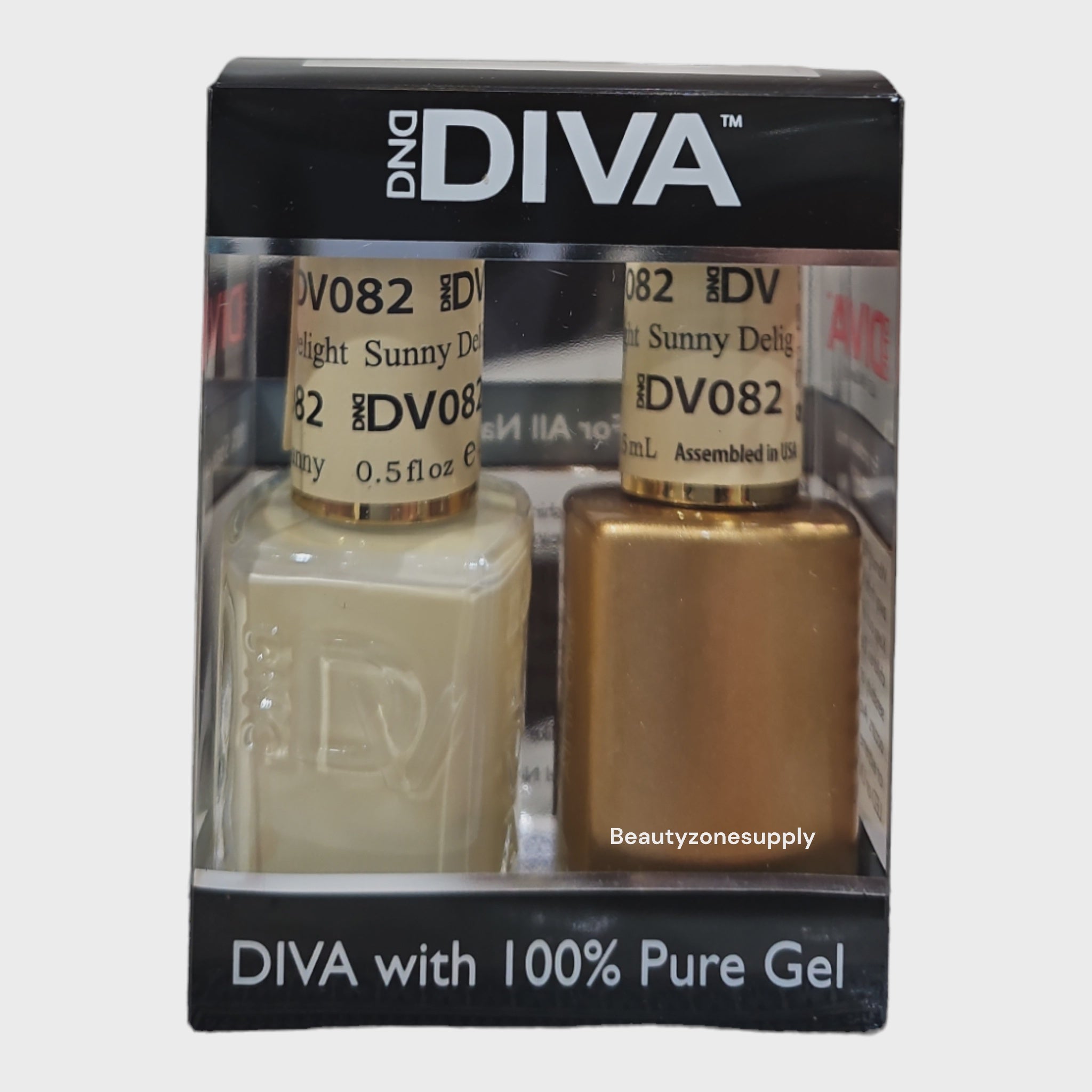 DND Diva Duo USA-Made Gel & Lacquer 082 Sunny Delight
