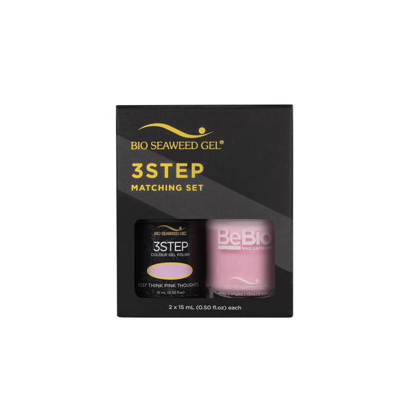 Bio Seaweed Bebio Duo 1037 Think Pink Gel Polish - Smooth & Shrinkage - Free