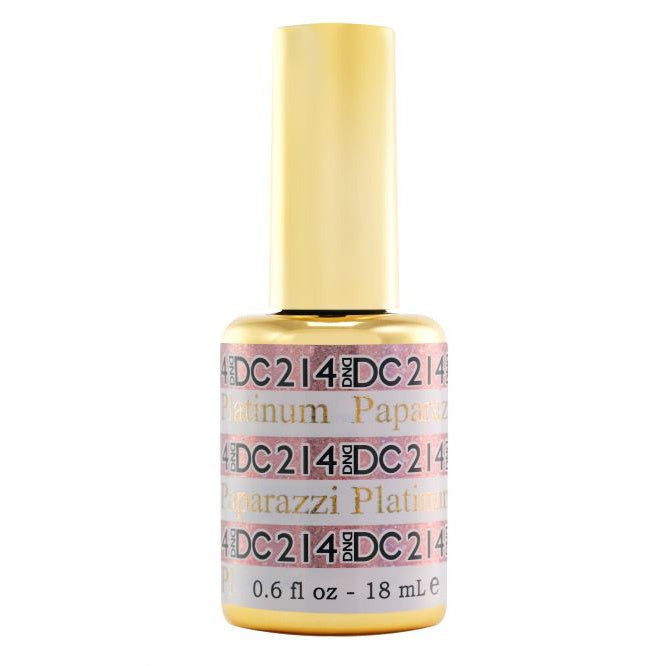 DND DC Platinum Paparazzi Gel Nail Polish, 0.5 oz, Shade #214