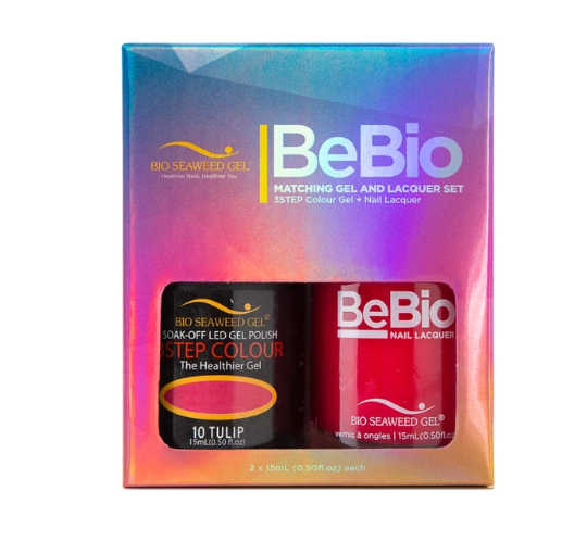 Bio Seaweed Bebio Duo 10 Tulip - 3STEP Colour Gel Polish Set