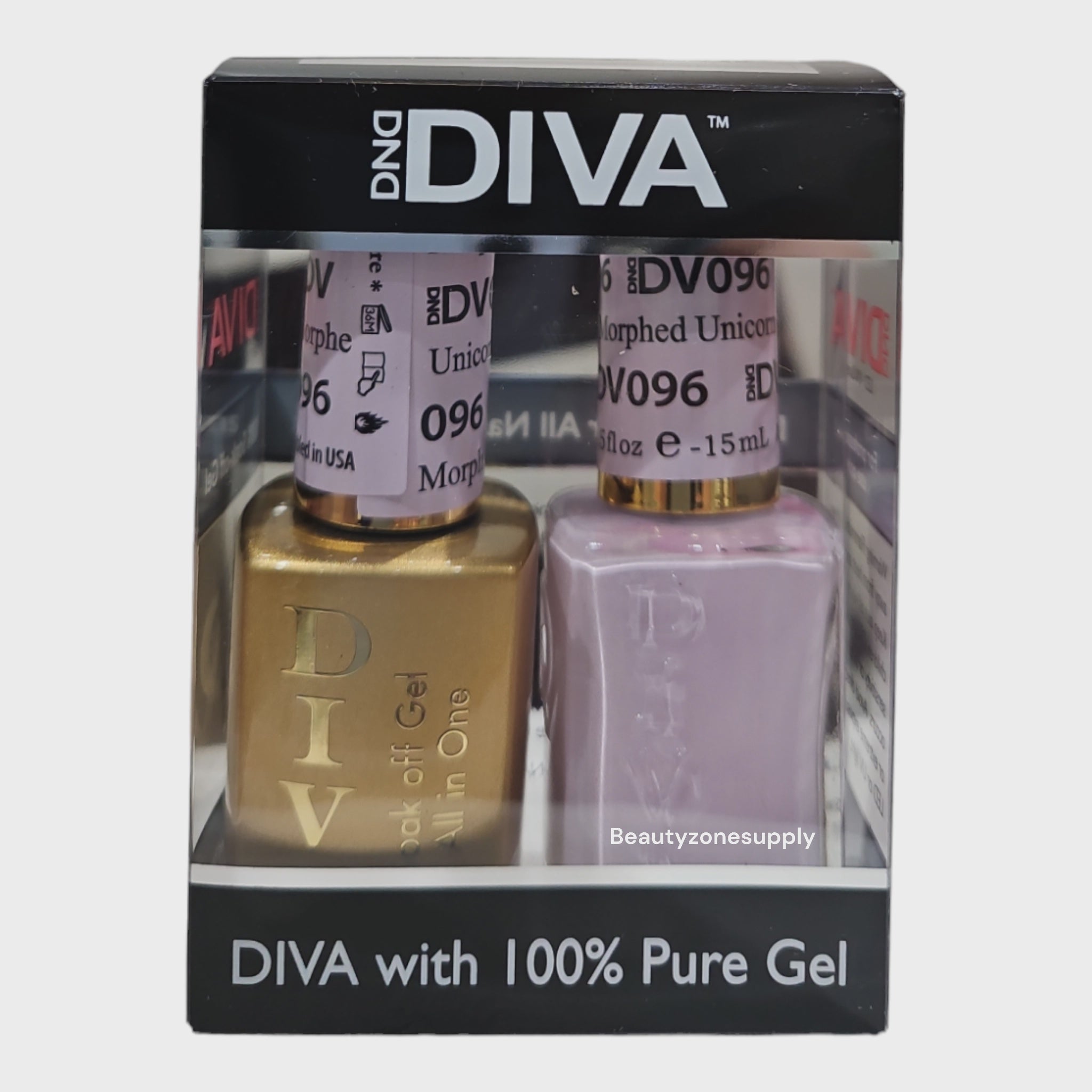 DND Diva Duo USA - 096 Morphed Unicorn Gel & Lacquer Set