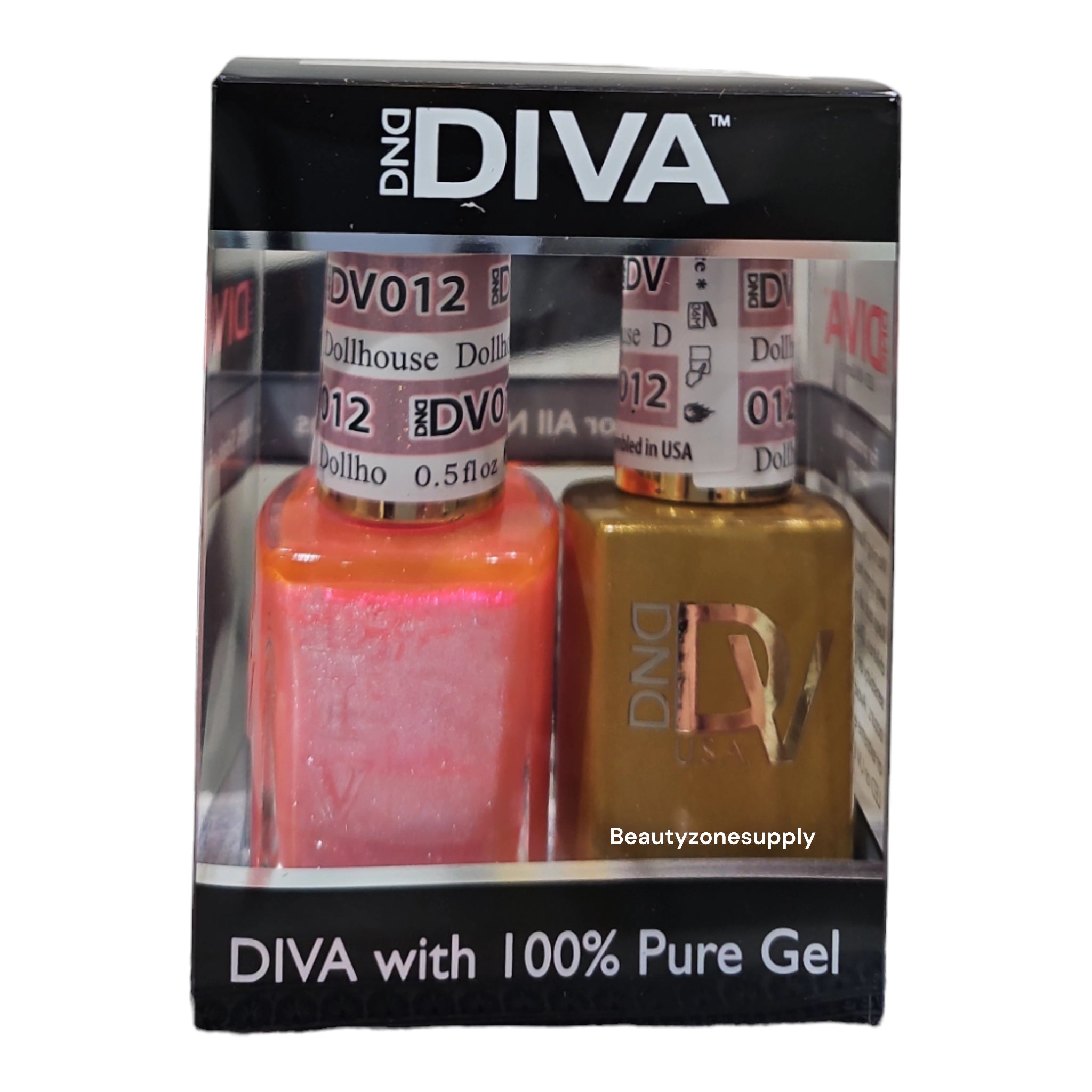 DND Diva Duo High - Quality Gel & Lacquer 012 Dollhouse Set