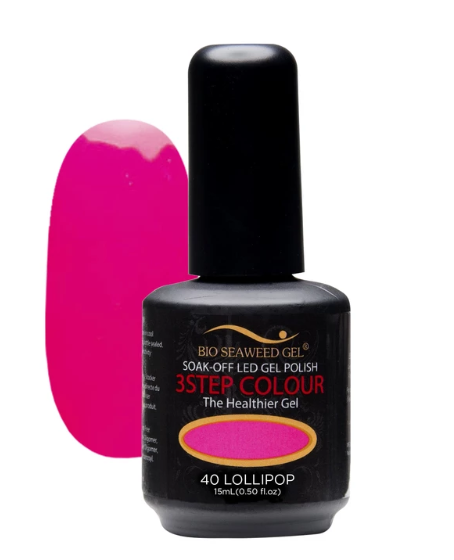 Bio Seaweed 3-STEP Gel Polish 40 Lollipop - Smooth & Shrinkage-Free
