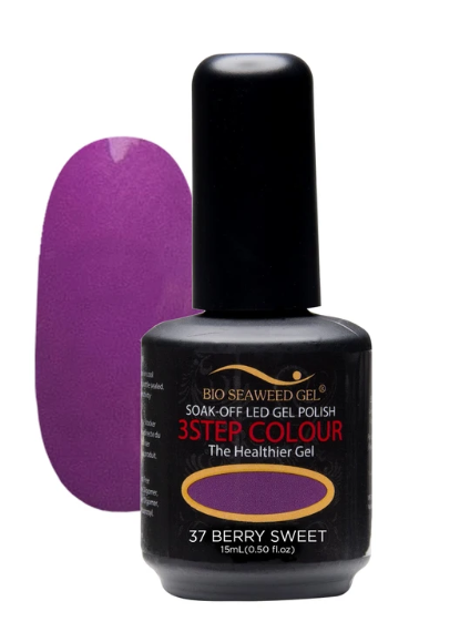 Bio Seaweed 3 - STEP Gel Polish 37: Sweet Berry - Shining Gel Manicure