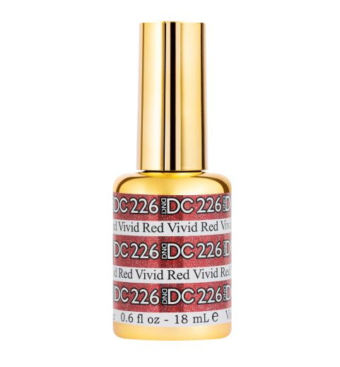 DND DC Gel Nail Polish - Mermaid Collection, 0.5 oz, Vivid Red Shade #226