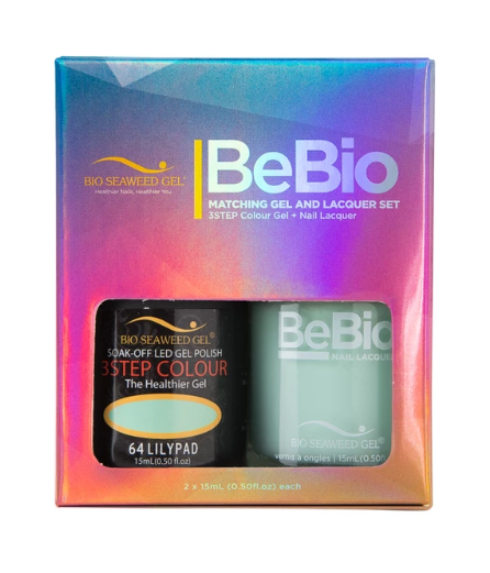 Bio Seaweed Bebio Duo 64 Lilypad: 3 - STEP Smooth Zero - Shrinkage Gel Polish Set