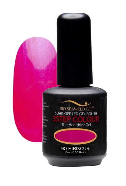 Bio Seaweed 90 Hibiscus 3 - Step Smooth Gel Polish