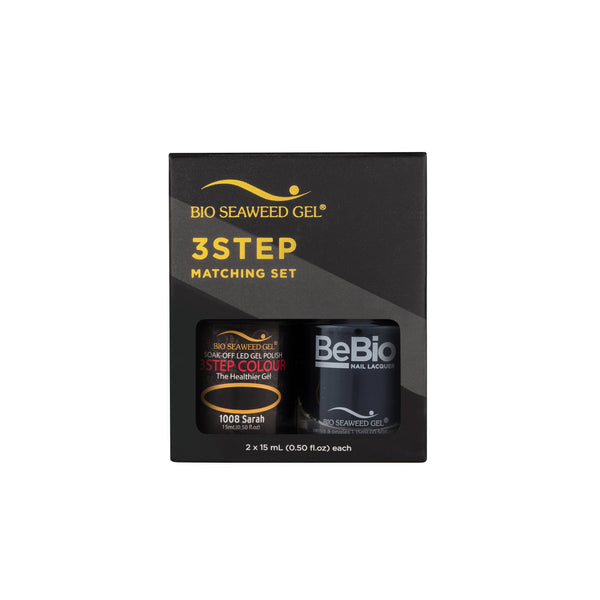Bio Seaweed Bebio Duo 1008 Sarah - Professional 3STEP Colour Gel Polish Set