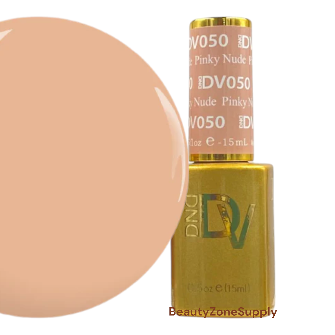 DND Diva 0.5 oz Gel Polish in Stunning Pinky Nude Shade