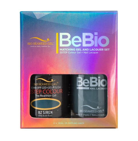 Bio Seaweed Bebio Duo 82 Siren: 3STEP Colour Gel Polish Set