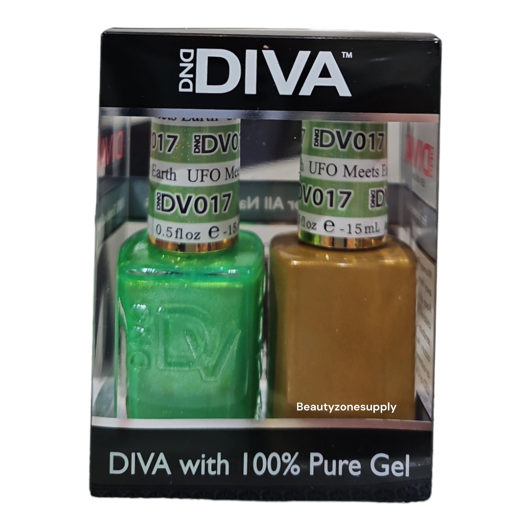 DND Diva Duo USA - Gel & Lacquer 017 UFO Encounter on Earth