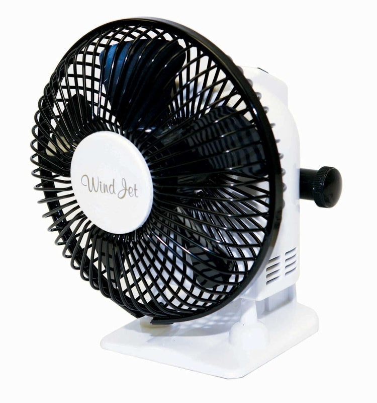 Top - rated Super Compact Desktop Fan Set of 5 in Elegant White and Black Colors
