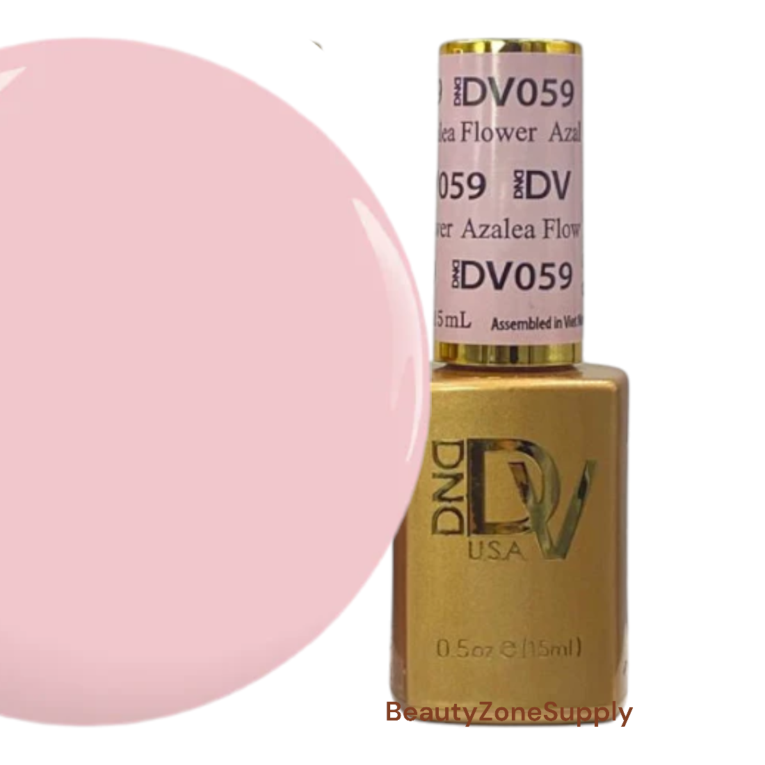 DND Diva 0.5 oz Gel Polish in 059 Azalea Flower Shade