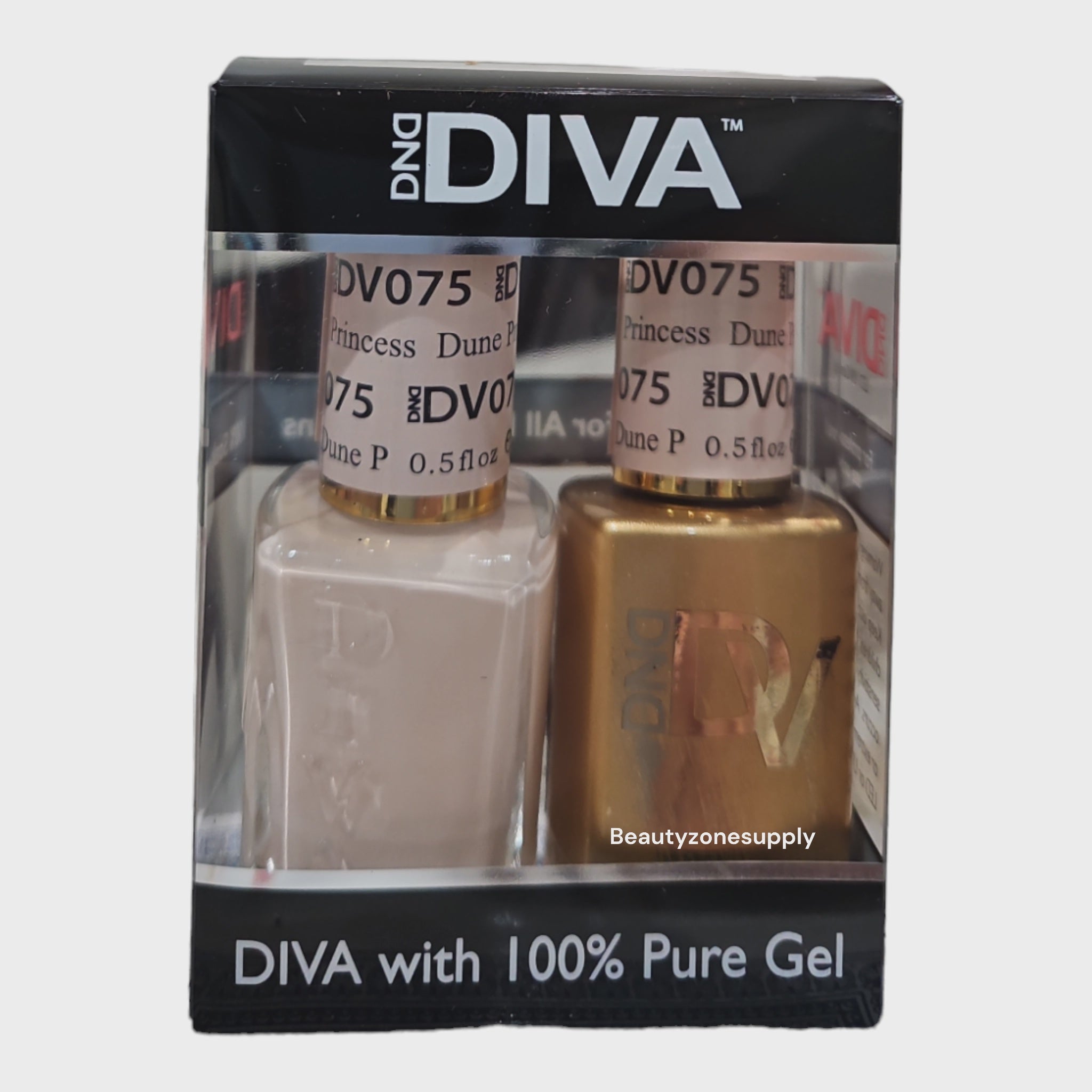 DND Diva Duo Gel and Lacquer Set 075 - Stunning Dune Princess
