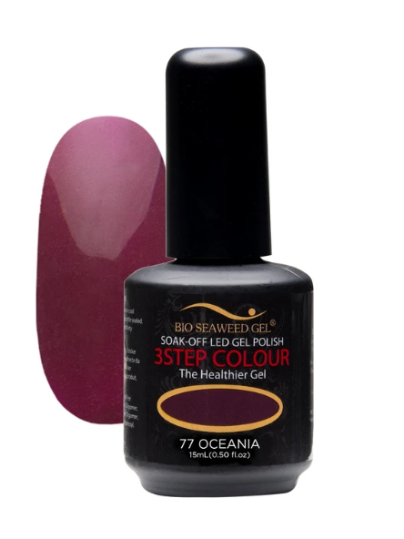 Bio Seaweed 3 - Step Smooth Gel Polish 77 Oceania for Professional Use