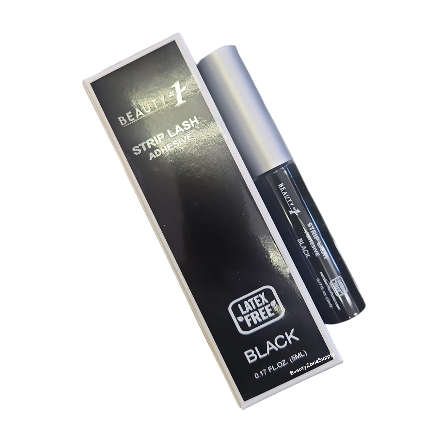 Beauty No. 1 Premium Strip Lash Adhesive Glue in Classic Black - 0.17 oz