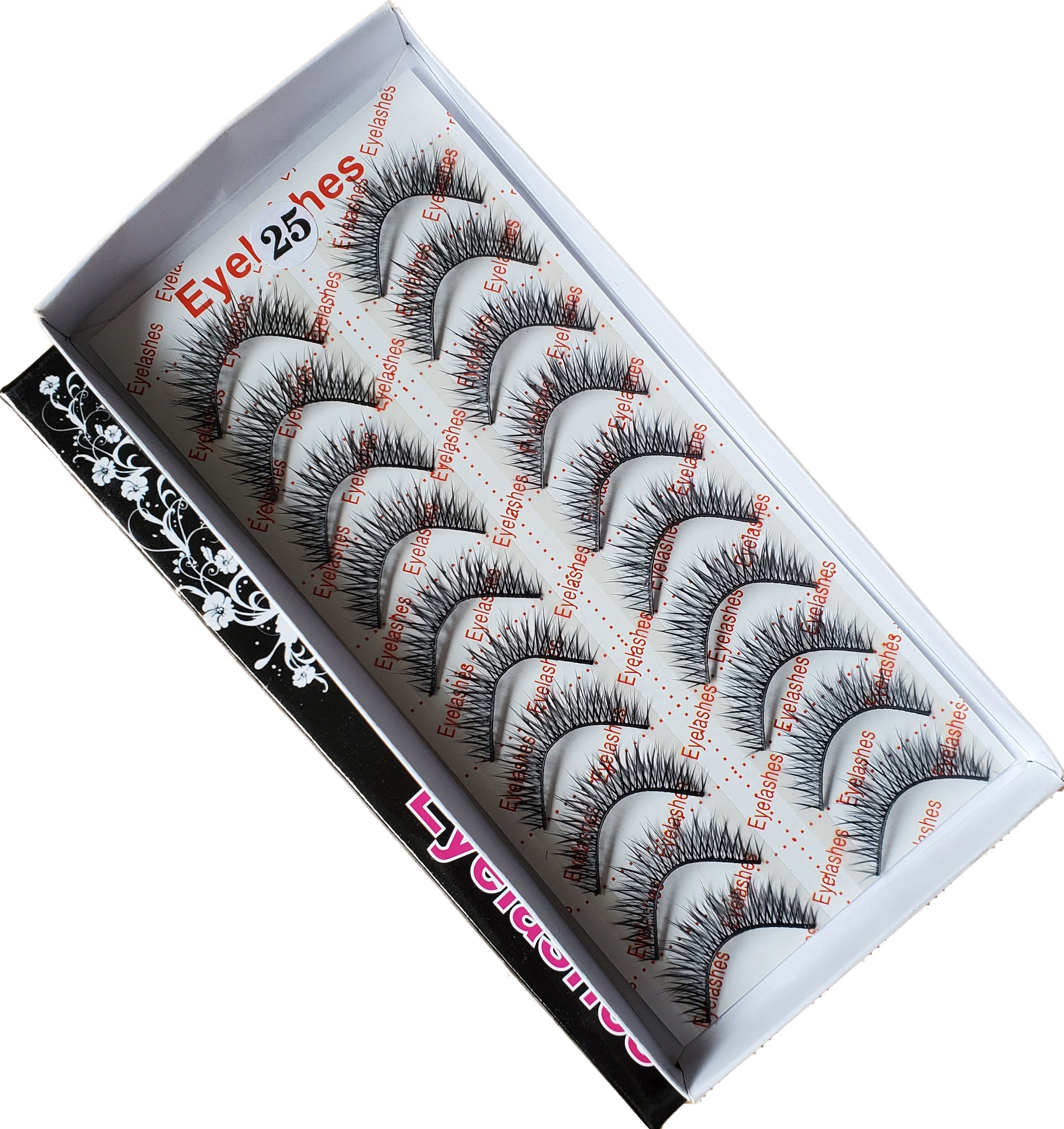 BeautyZone Premium Set of 10 Pairs #25 Fake False Eyelashes