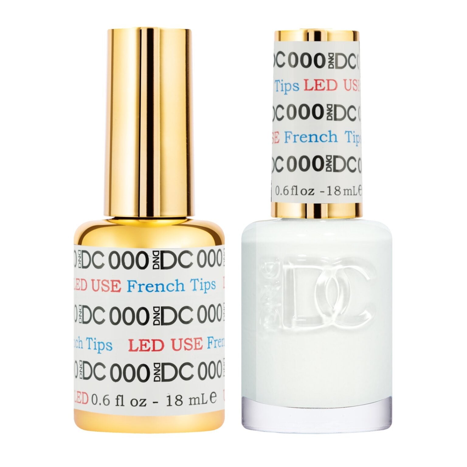 DND DC Professional Gel Polish Duo Set for French Tips Design #000