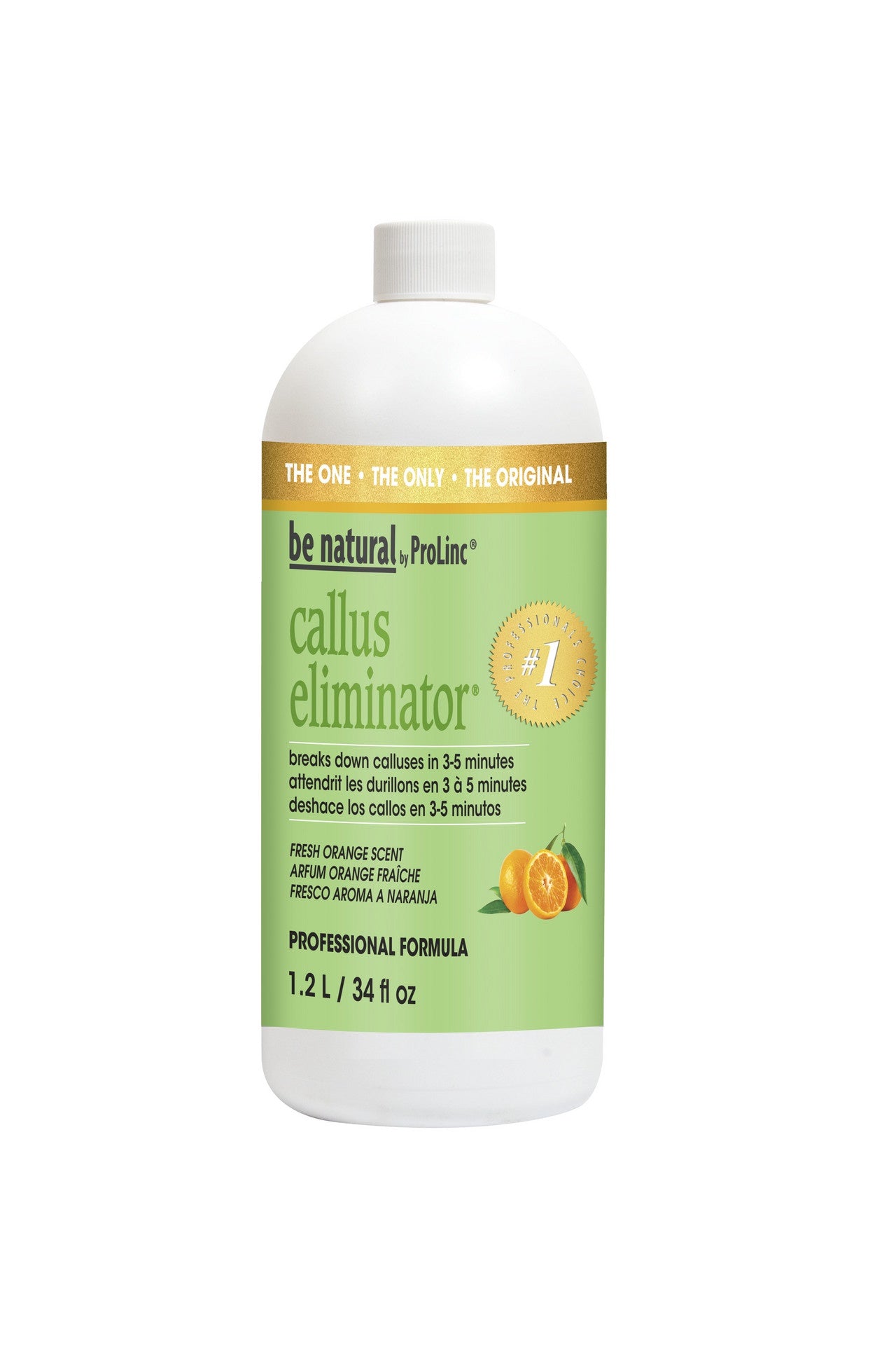 Be Natural 34 oz Orange Callus Eliminator - Fast and Effective