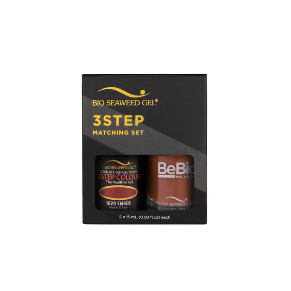 Bio Seaweed Bebio Duo 1020 Ember - Premium 3 - Step Colour Gel Polish