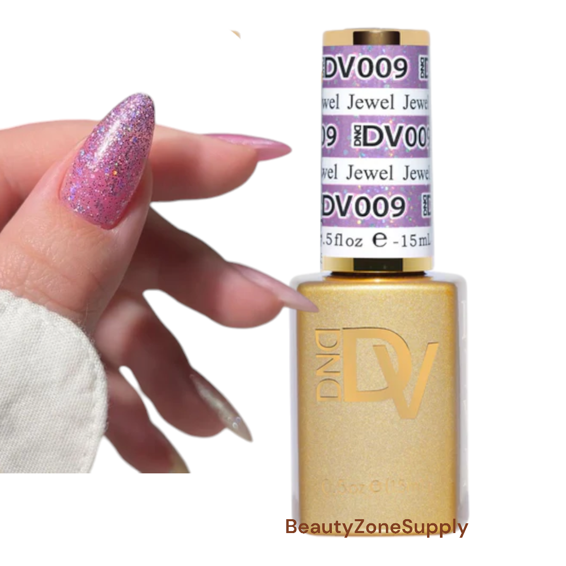 DND Diva 0.5 oz Gel Polish - No. 009 Jewel Shine