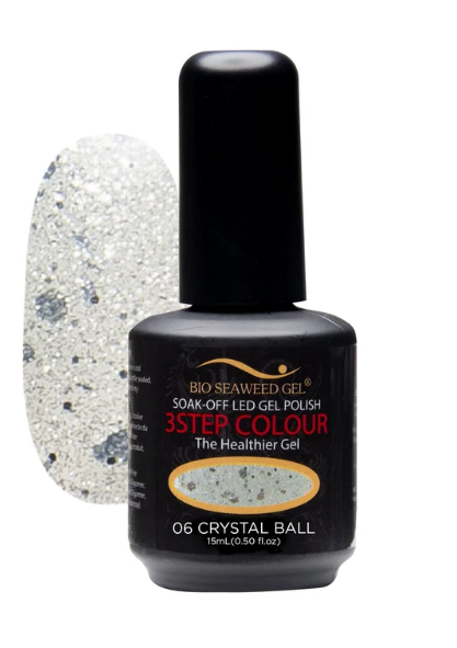 Bio Seaweed 3-STEP Crystal Ball Gel Polish - 06 for Stunning Nails